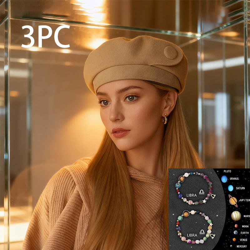 A British-style Casual Painter Hat That Is Versatile And Can Show Off Your Face