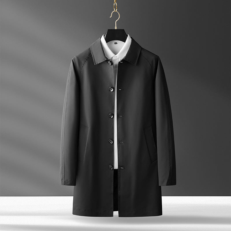 Trench Coat / Overcoat  - Light Luxury Casual Korean Style Coat  - For Light Winter
