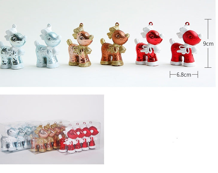 Christmas Ornaments - Cute Gifts Reindeer Balls Stars Gingerbread Man Christmas Pendant Ornaments Charm