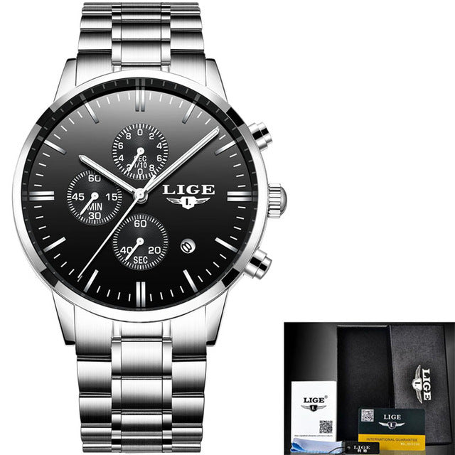 Multifunctional business quartz watch