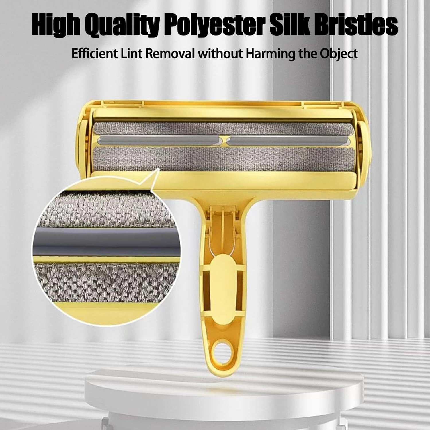 Pet Hair Remover Reusable Cat And Dog Hair Remover For Furniture Sofa Or Bedding Portable Multi-surface Lint Roller And Fur Removal Tool Animal Two-way Hair Remover