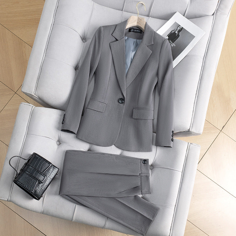 Gray Suit - Business Women