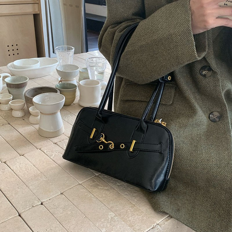 Retro Portable And Stylish Shoulder Bagcrossbody Bag