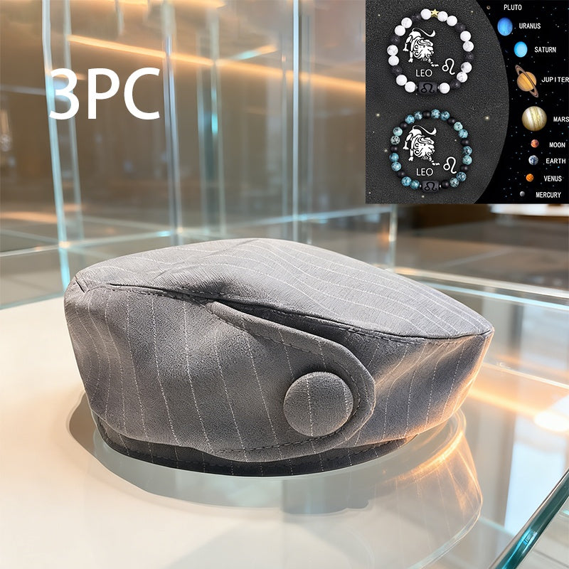 A British-style Casual Painter Hat That Is Versatile And Can Show Off Your Face