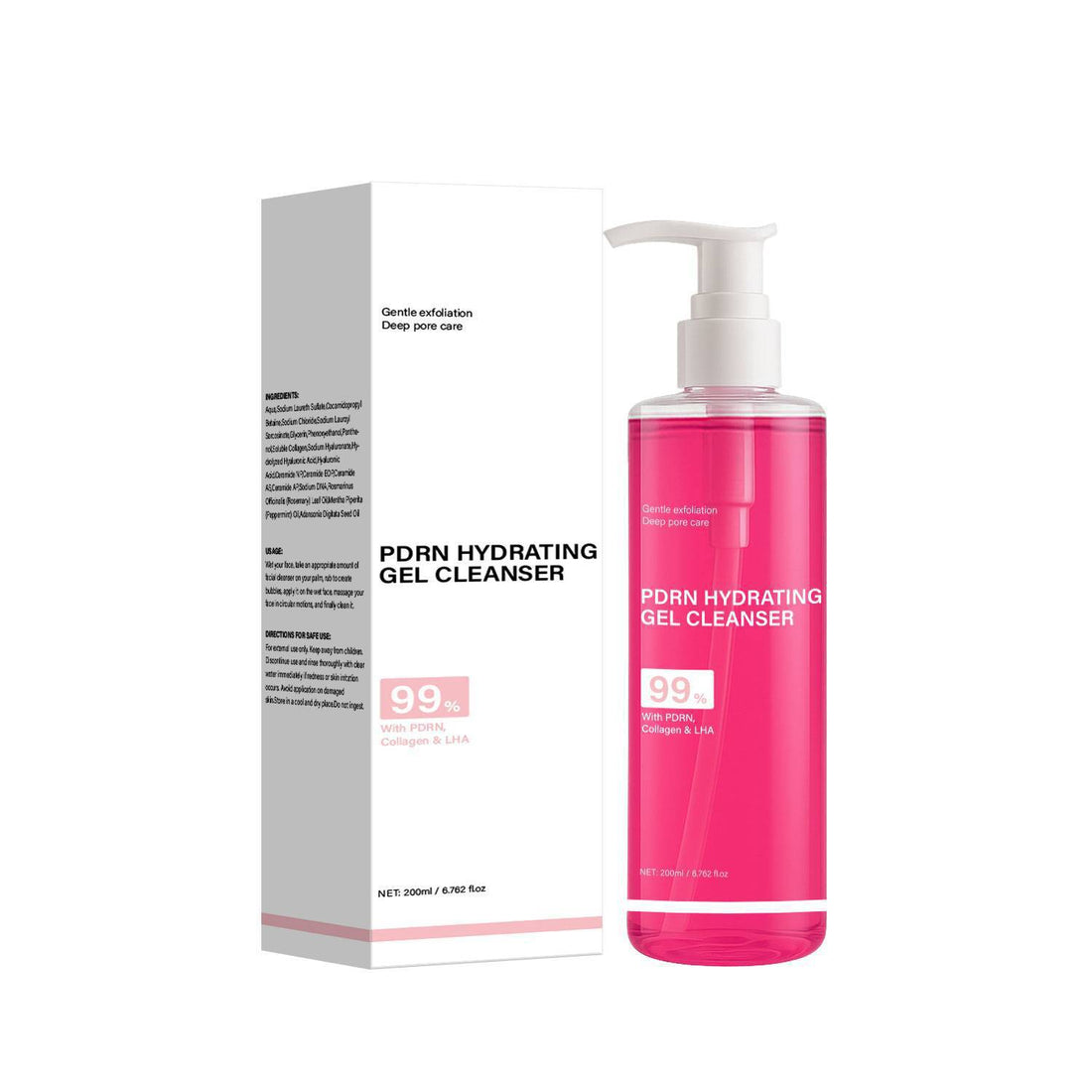 PDRN Skin-friendly Moisturizing Jelly Foam Facial Cleanser