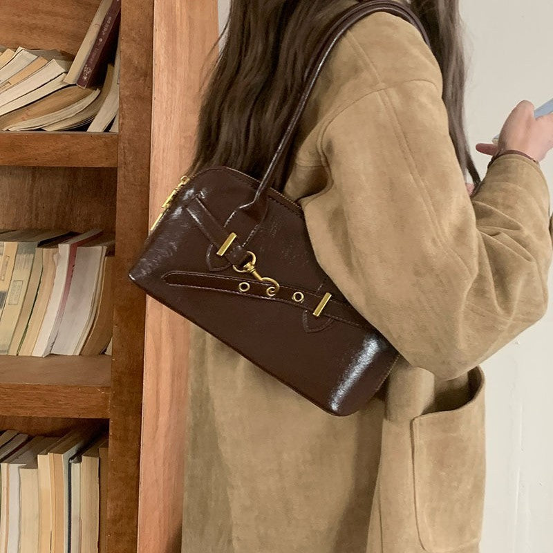 Retro Portable And Stylish Shoulder Bagcrossbody Bag