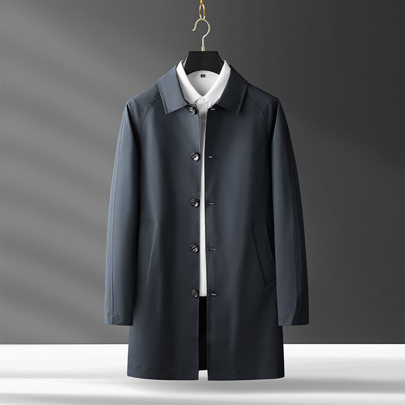 Trench Coat / Overcoat  - Light Luxury Casual Korean Style Coat  - For Light Winter