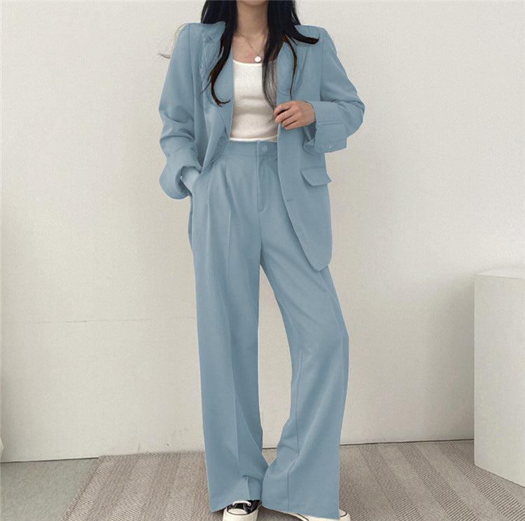 Korean Style Casual Suit Set Women