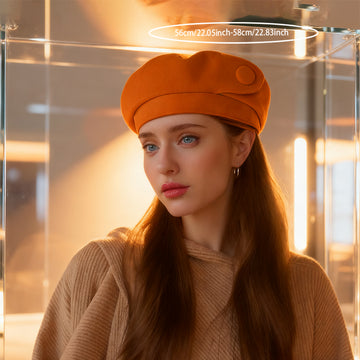 A British-style Casual Painter Hat That Is Versatile And Can Show Off Your Face