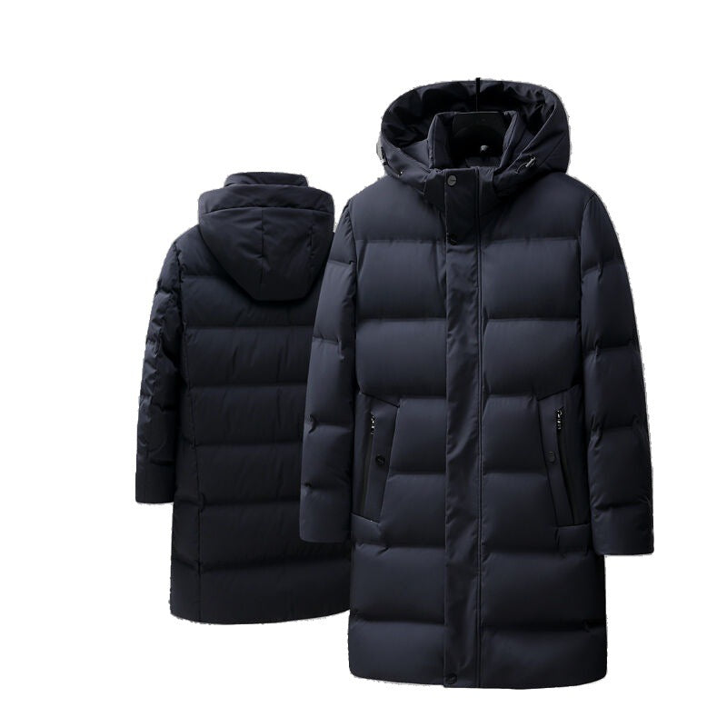 Men's Fashion Mid-length Thick Down Jacket  - Coat