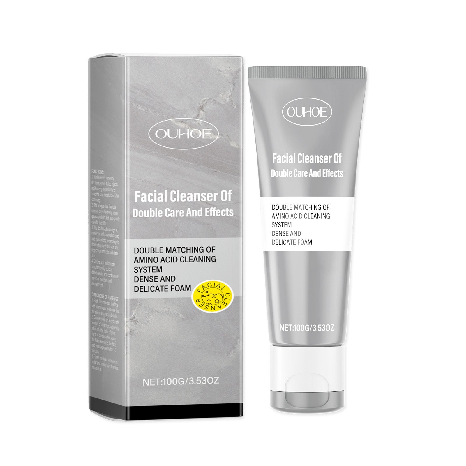 Double Cleansing Moisturizing Facial Cleanser Mild