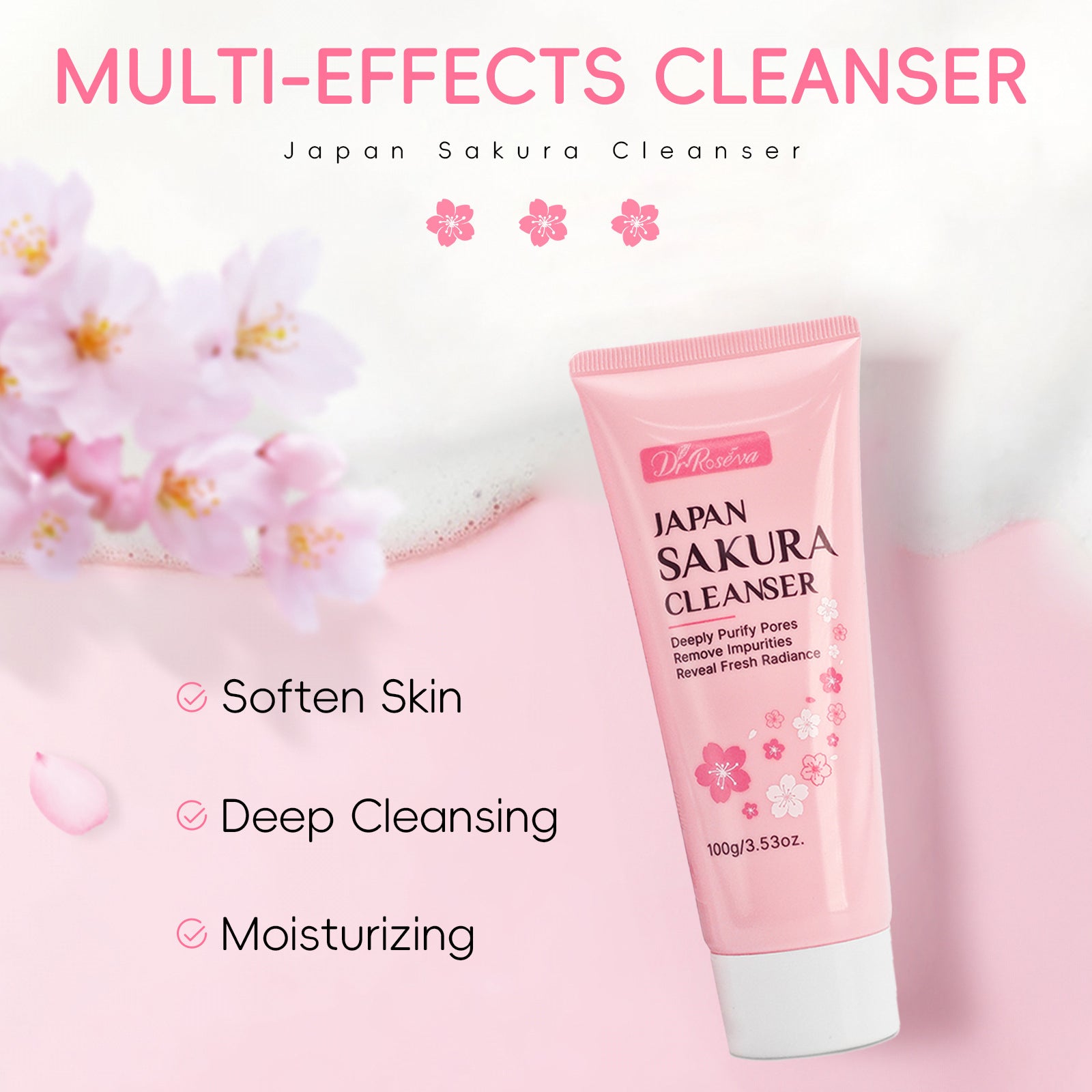 DR Japanese Cherry Blossom Series Facial Cleanser