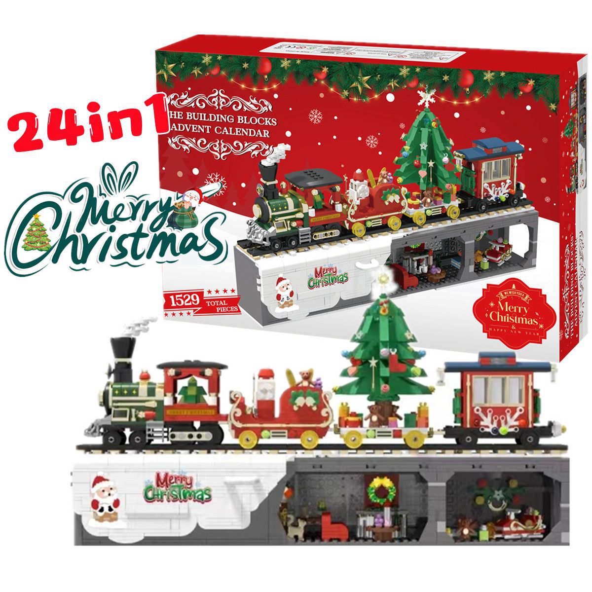 Christmas Tree Building Blocks -Christmas Blind Box Christmas Gifts