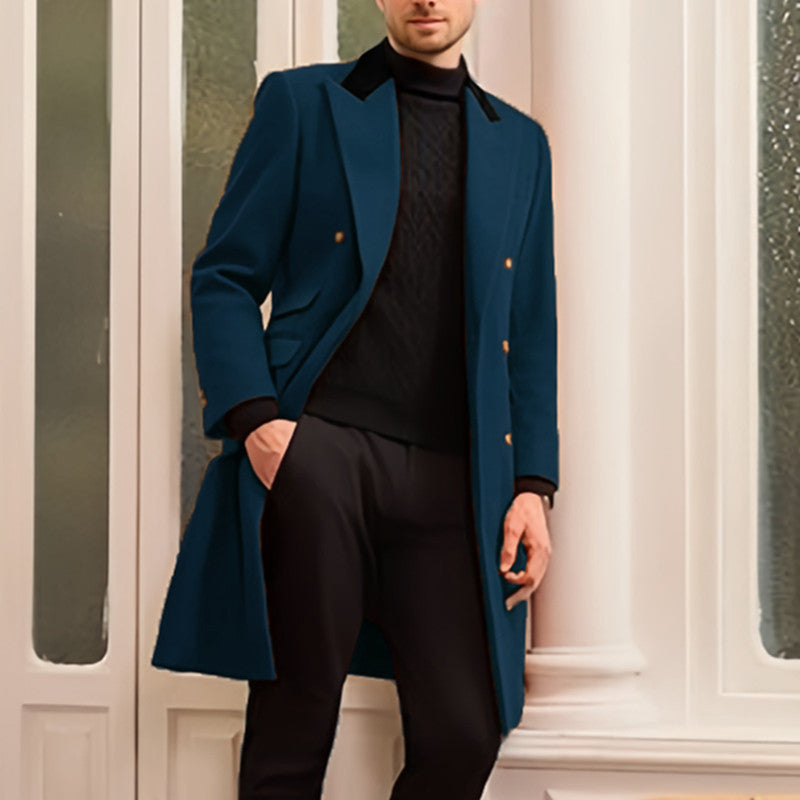 Men's Fat And Strong Woolen Casual Jacket