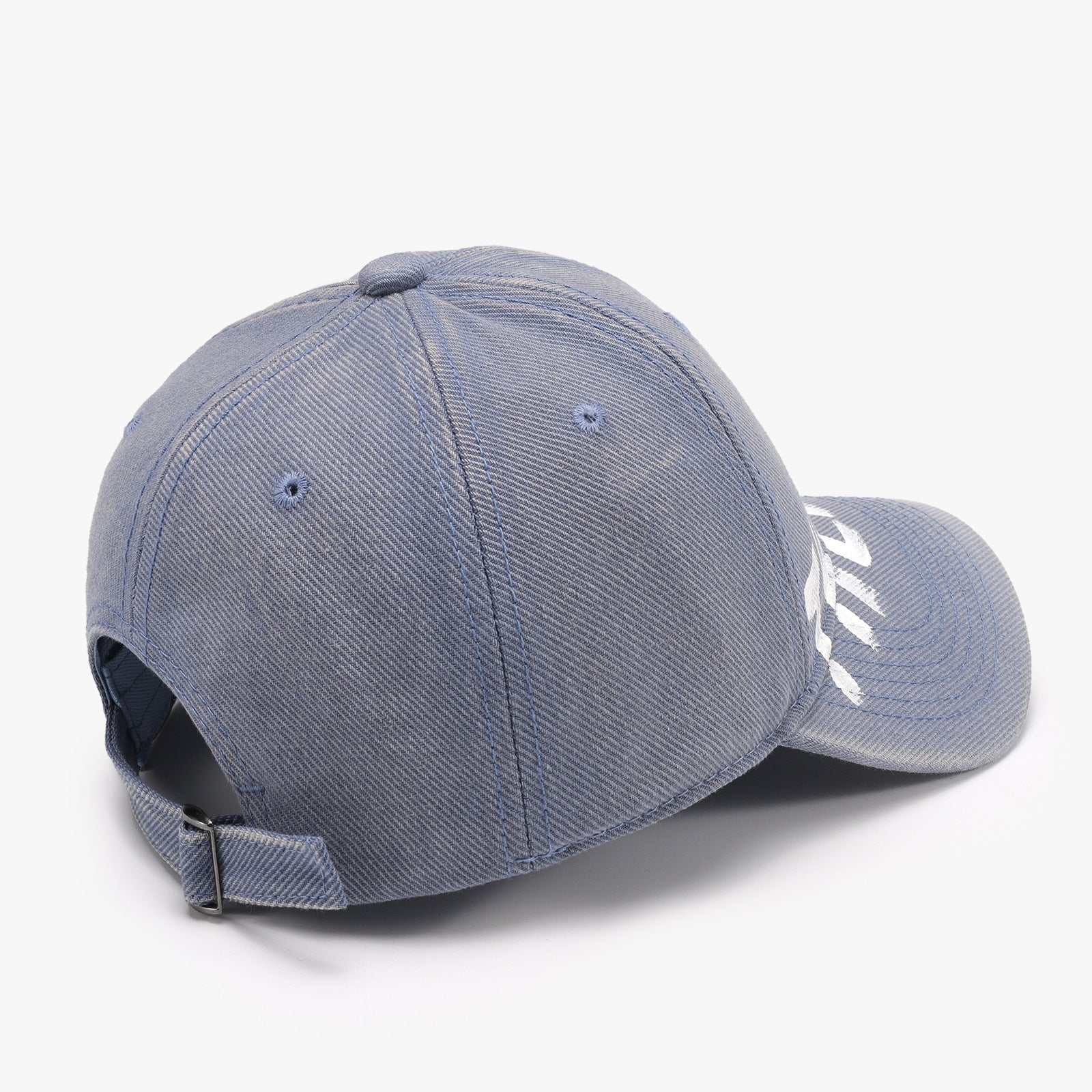 Letter Graffiti Curved Brim Soft Top Baseball Cap