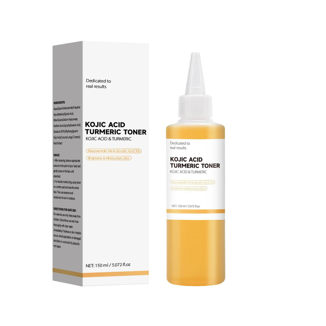 Ginger Kojic Acid Lotion 150ml Turmeric Toner