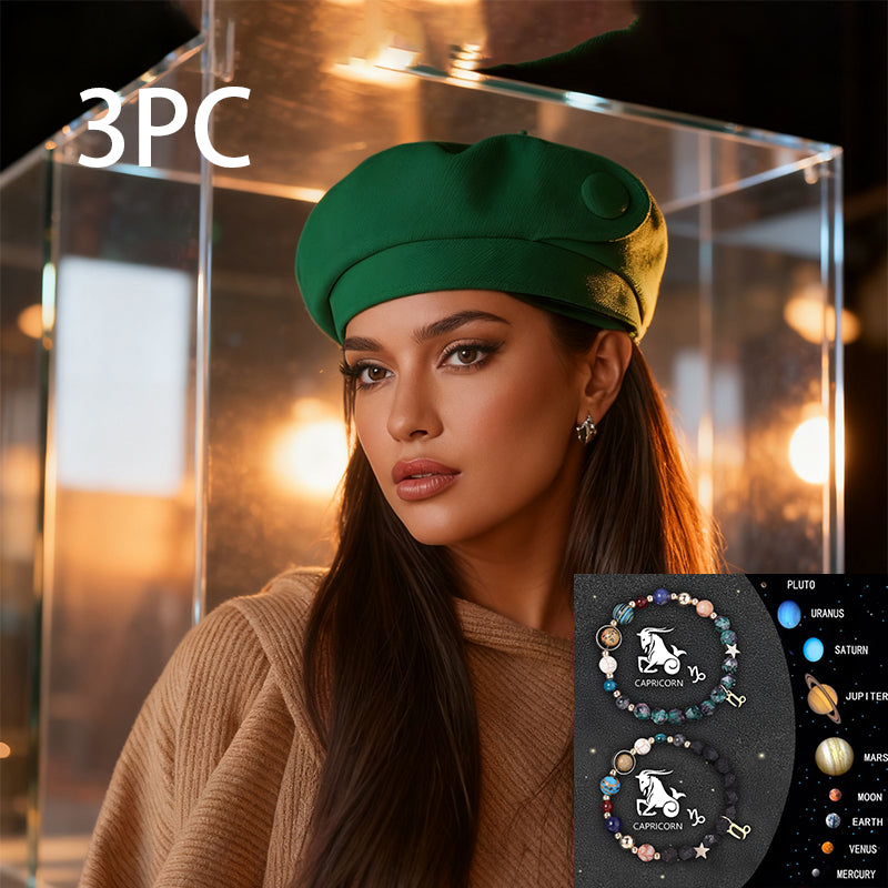 A British-style Casual Painter Hat That Is Versatile And Can Show Off Your Face