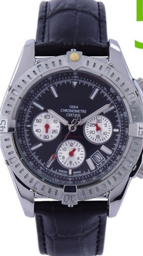 Leather business multifunctional watch