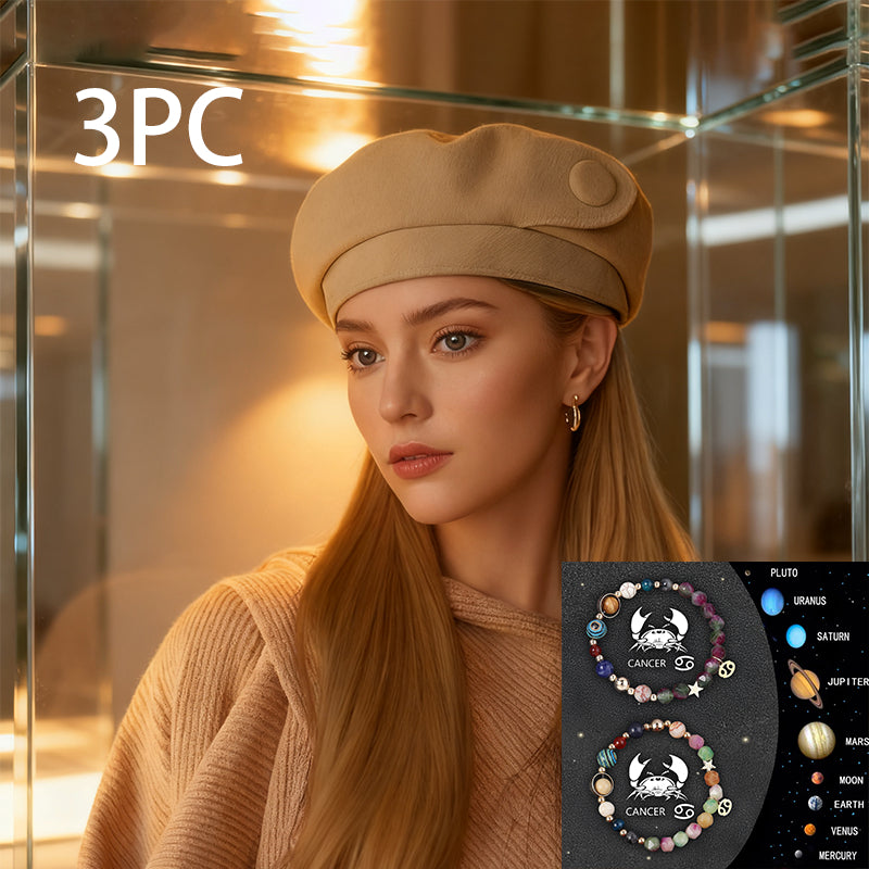 A British-style Casual Painter Hat That Is Versatile And Can Show Off Your Face