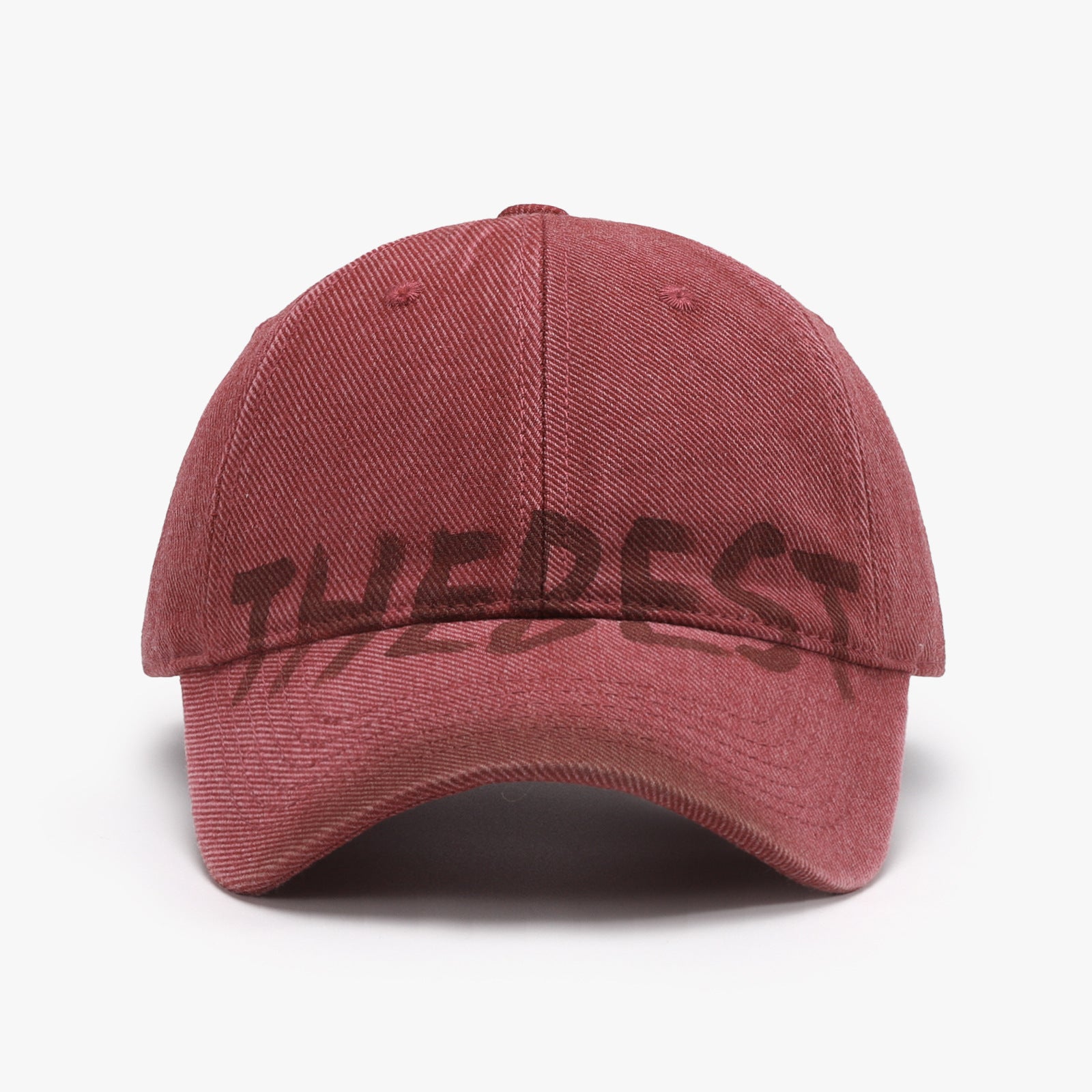Letter Graffiti Curved Brim Soft Top Baseball Cap