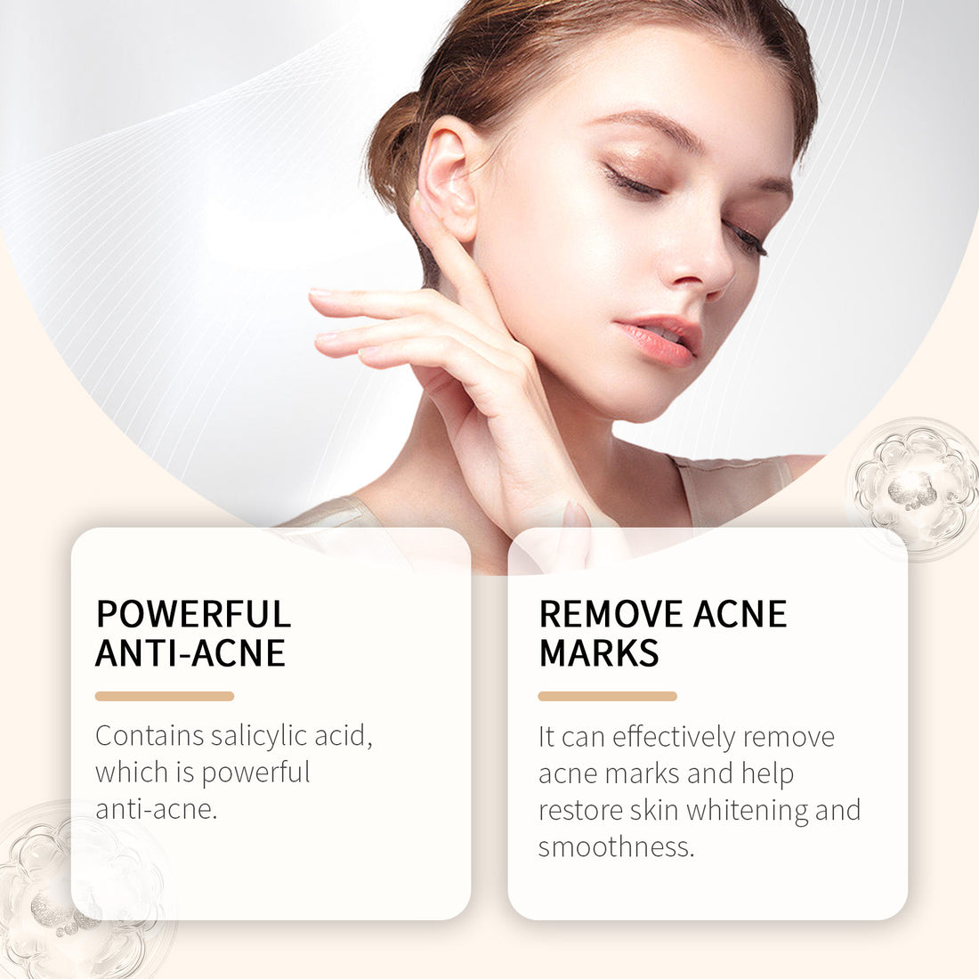 Facial Moisturizing Cream Gently Cares For Acne-prone Skin