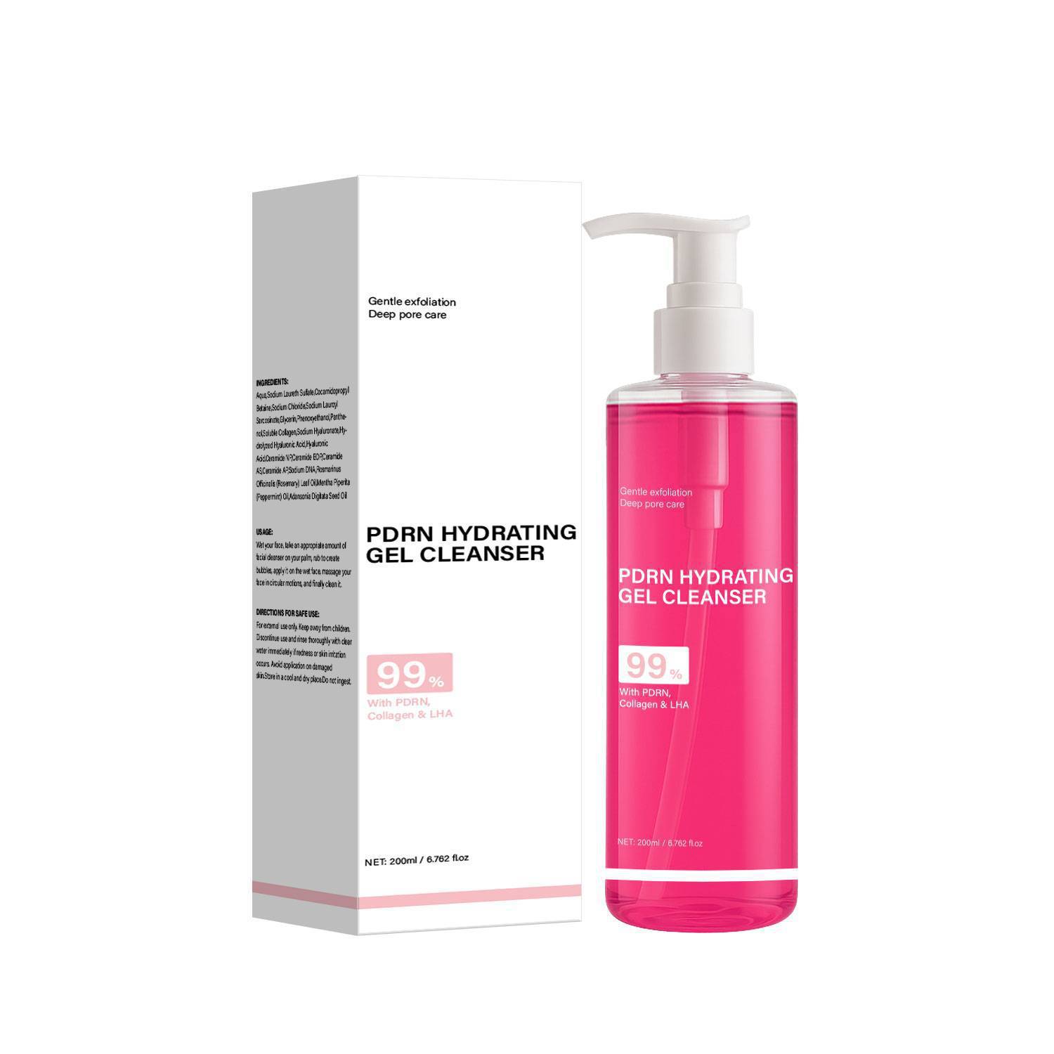 PDRN Skin-friendly Moisturizing Jelly Foam Facial Cleanser