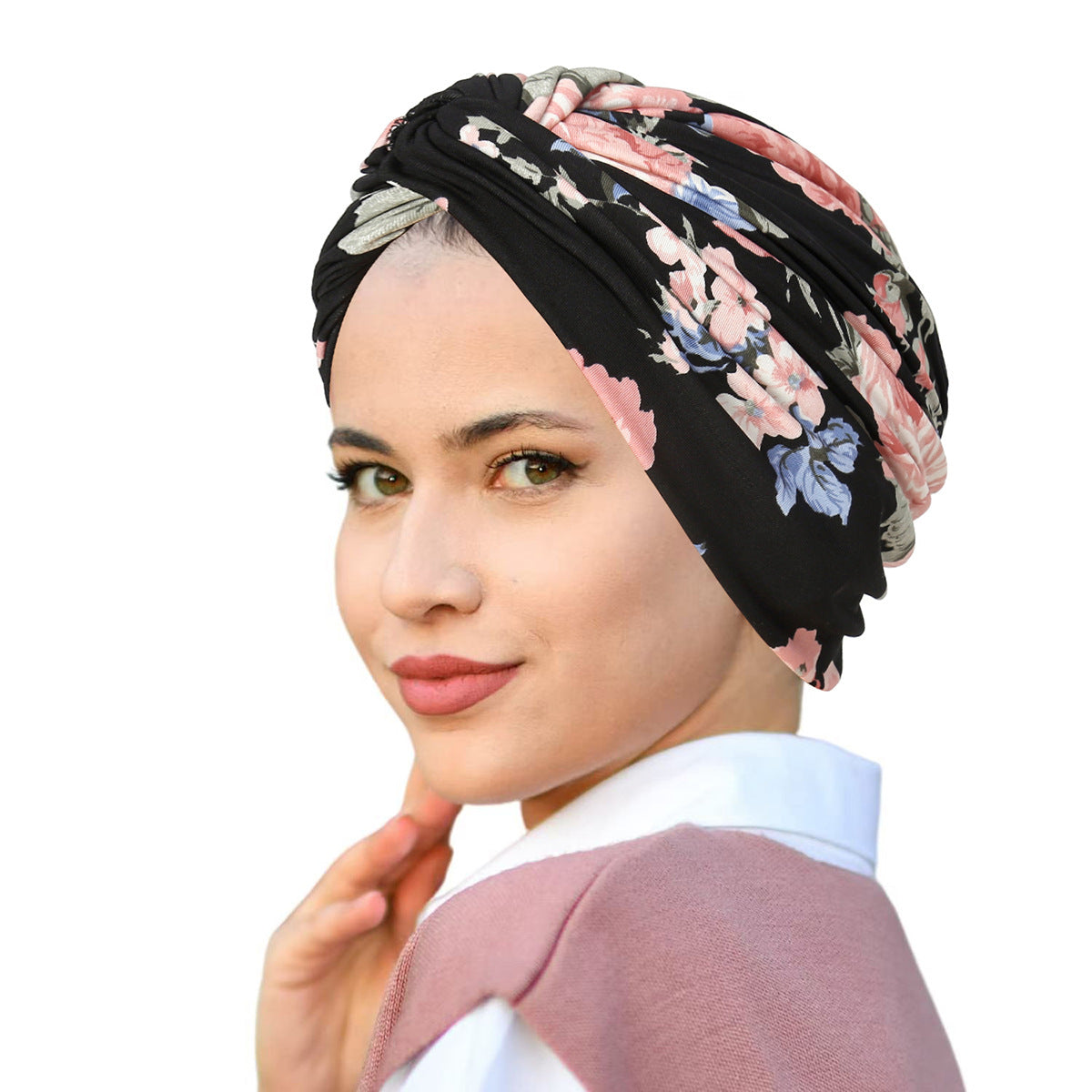 Printed Pullover Travel Hat Versatile Beanies For Women