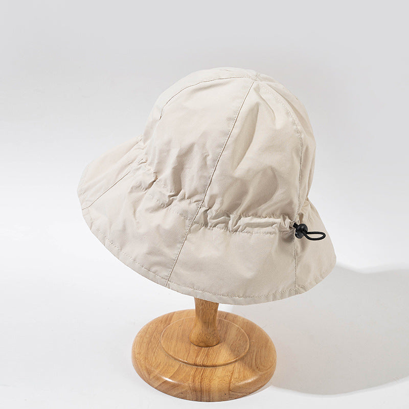 Slimming Drawstring Elastic Sun Hat For Sun Protection