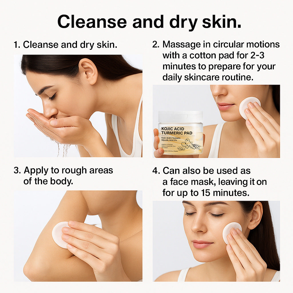 Kojic Acid Turmeric Purifying Toner Pads