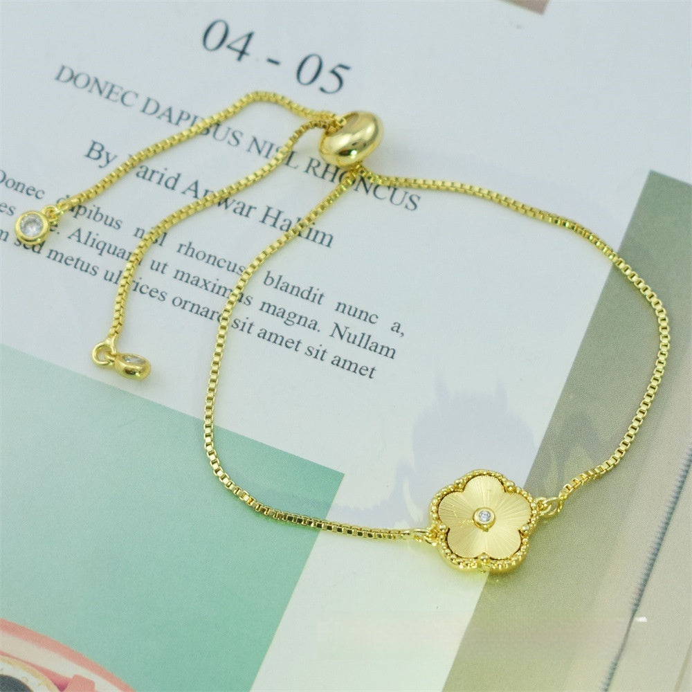Adjustable Personalized Bracelet Colorful Pentas Flowers