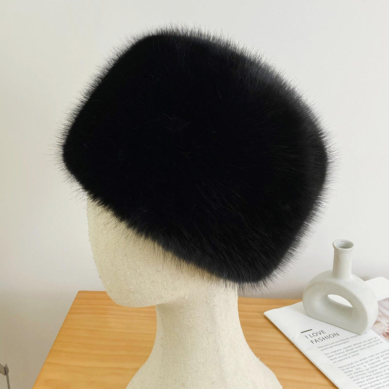 Furry Warm Ear Protection Hat Winter Women's Fishing Hat