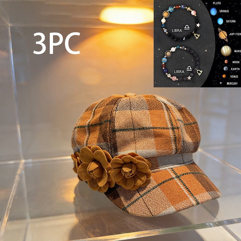 A British-style Casual Painter Hat That Is Versatile And Can Show Off Your Face