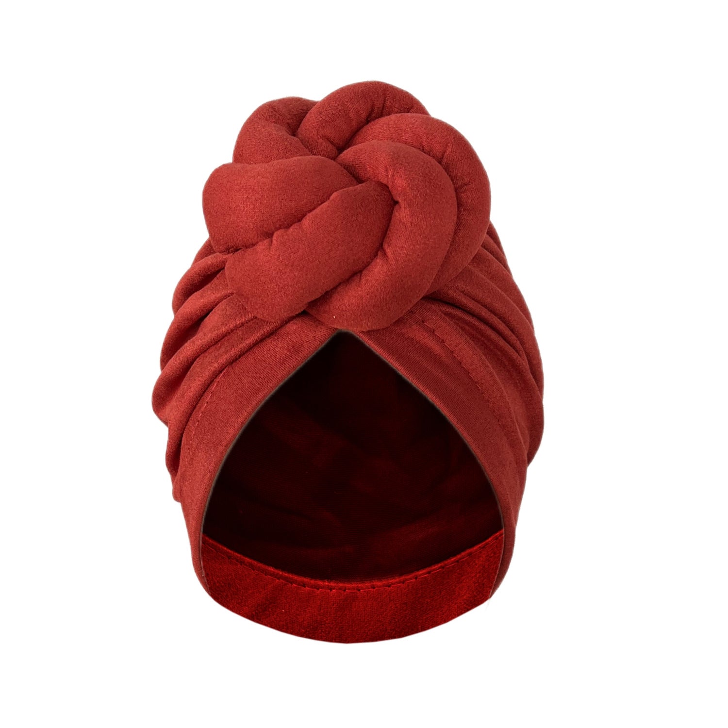 Fashion Solid Color Ethnic Knotted Headscarf