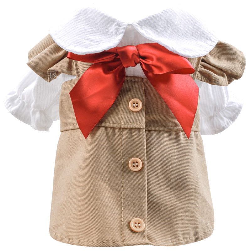 Pet Clothes - Khaki Trench Coat - couple outfit