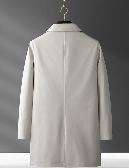 Trench Coat / Overcoat  - Light Luxury Casual Korean Style Coat  - For Light Winter