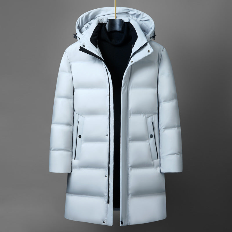 Men's Fashion Mid-length Thick Down Jacket  - Coat