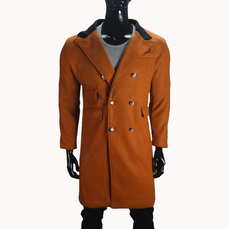 Men's Fat And Strong Woolen Casual Jacket