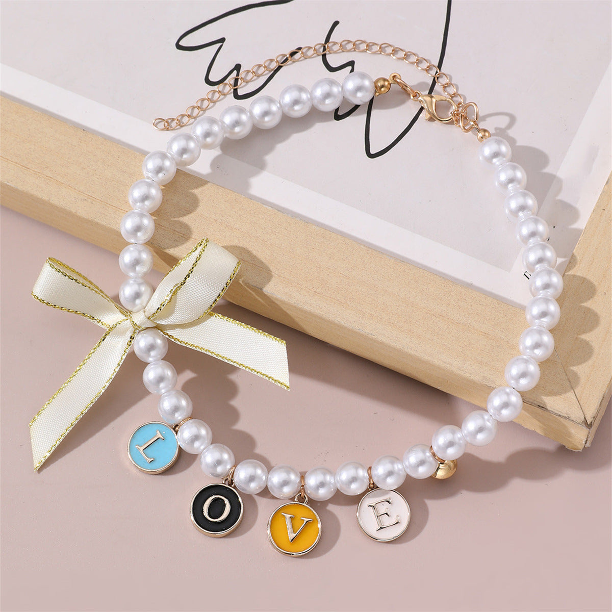 Cartoon Pattern Pendant Necklace Pet