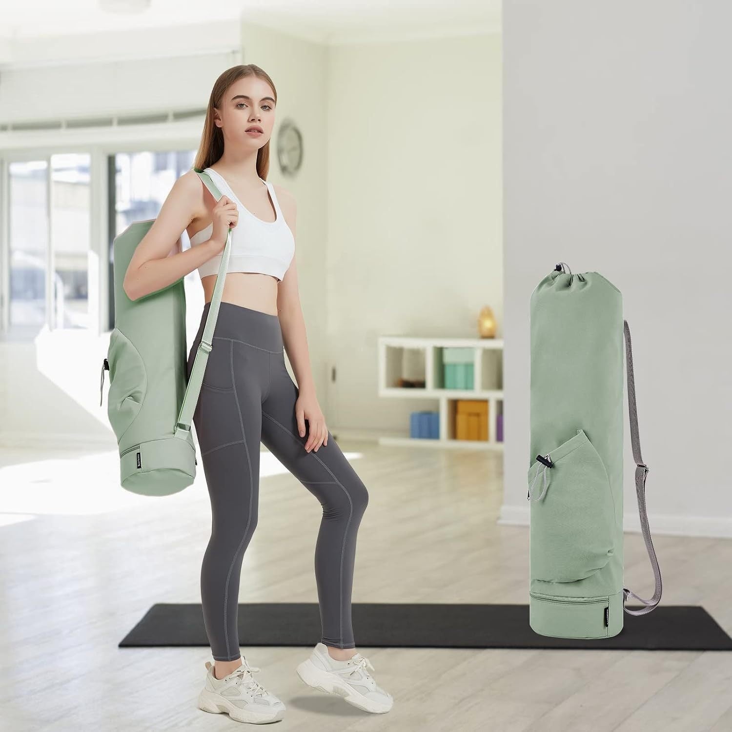 Sports Yoga Mat Strap Multifunction Storage Bag