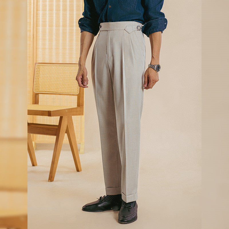 Dress Pants - Paris Buckle Pendant Feeling For Men