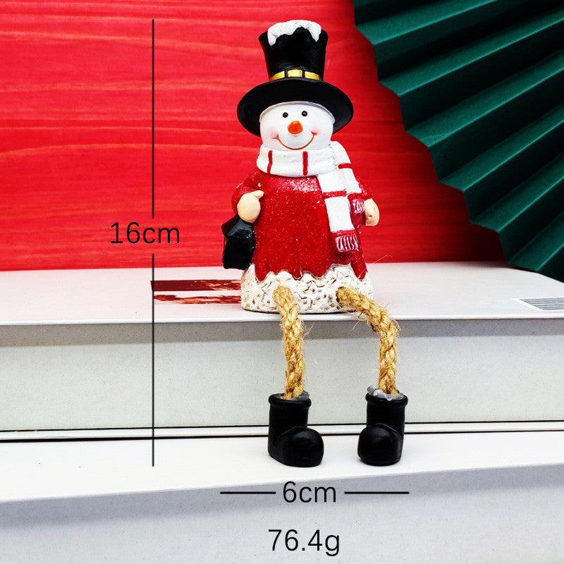 Christmas Gifts - Resin Christmas Snowman Night Light Decoration Christmas Gifts Crafts