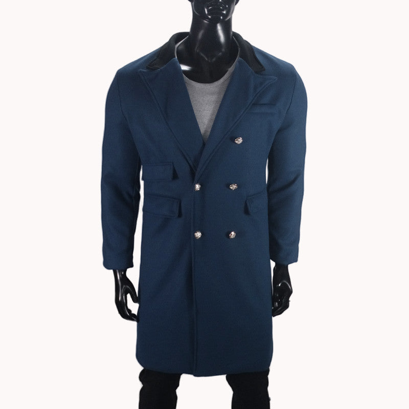 Men's Fat And Strong Woolen Casual Jacket