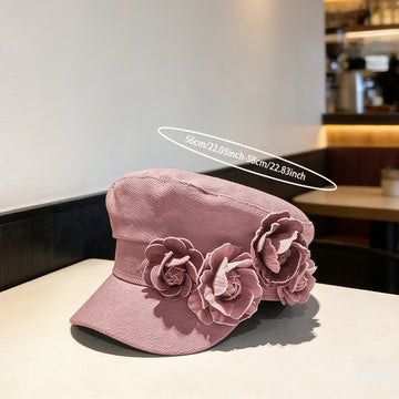 Elegant Checkered Lady's Hat