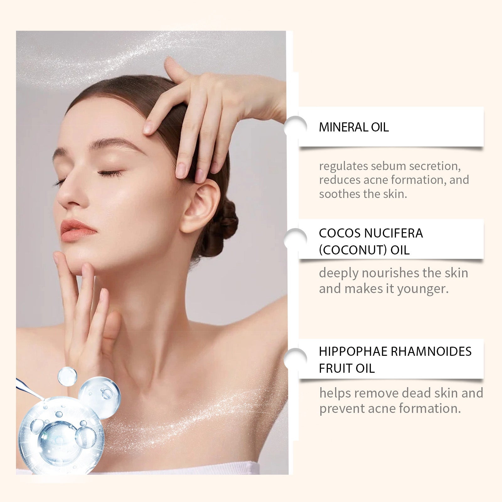 Facial Moisturizing Cream Gently Cares For Acne-prone Skin