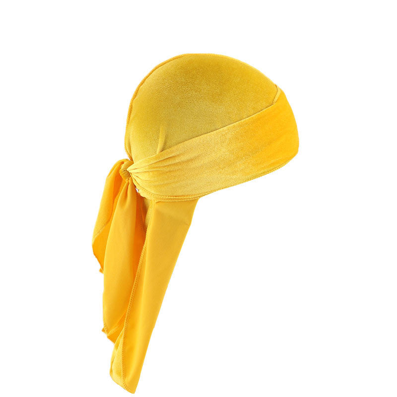 European And American Popular Korean Velvet Long Tail Pirate Hat