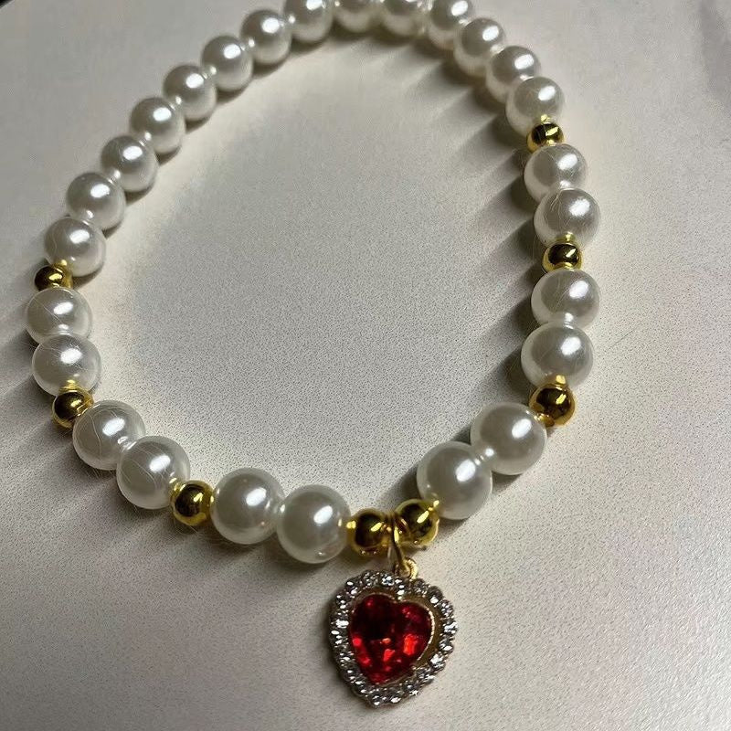 Popular Internet Celebrity Cat Pearl Necklace