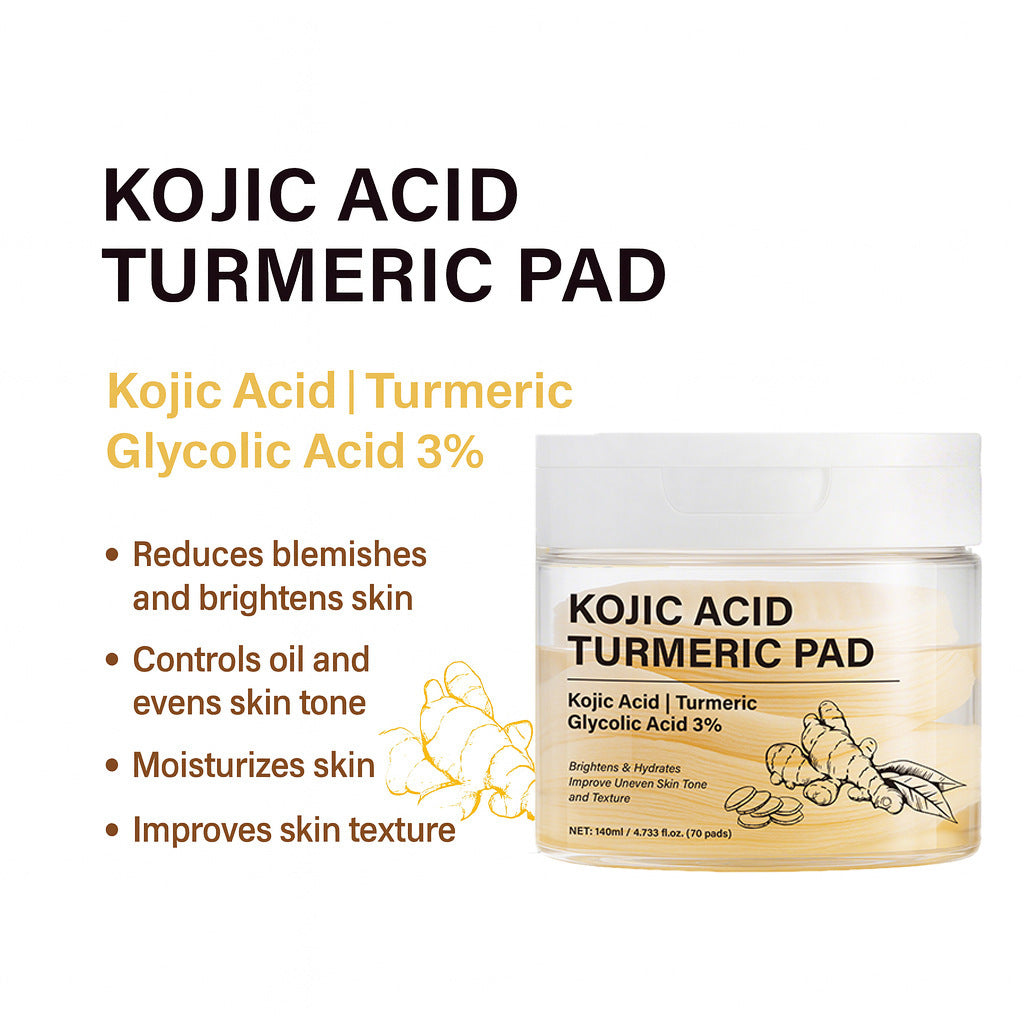 Kojic Acid Turmeric Purifying Toner Pads