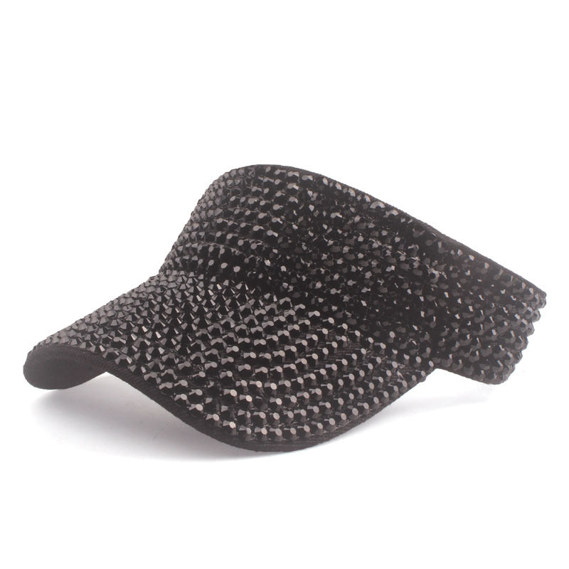 Spot Drill Sun Hat Sun Protection No Top Girl's Cap