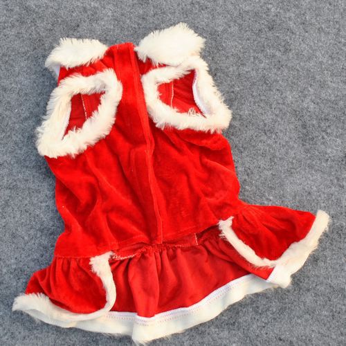 Pet Clothing - New Year And Christmas Classic Red Skirt