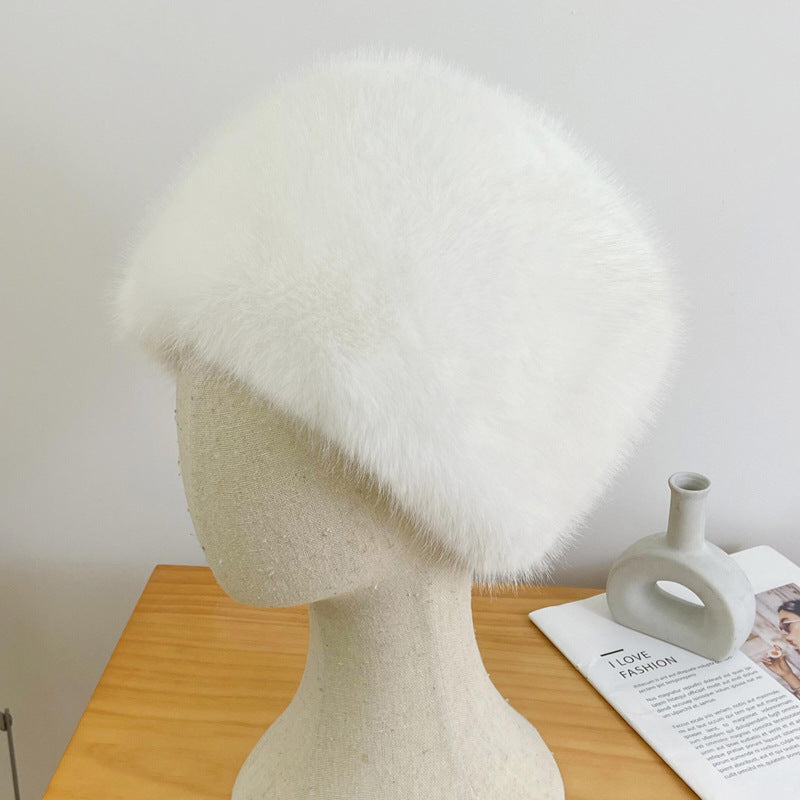 Furry Warm Ear Protection Hat Winter Women's Fishing Hat